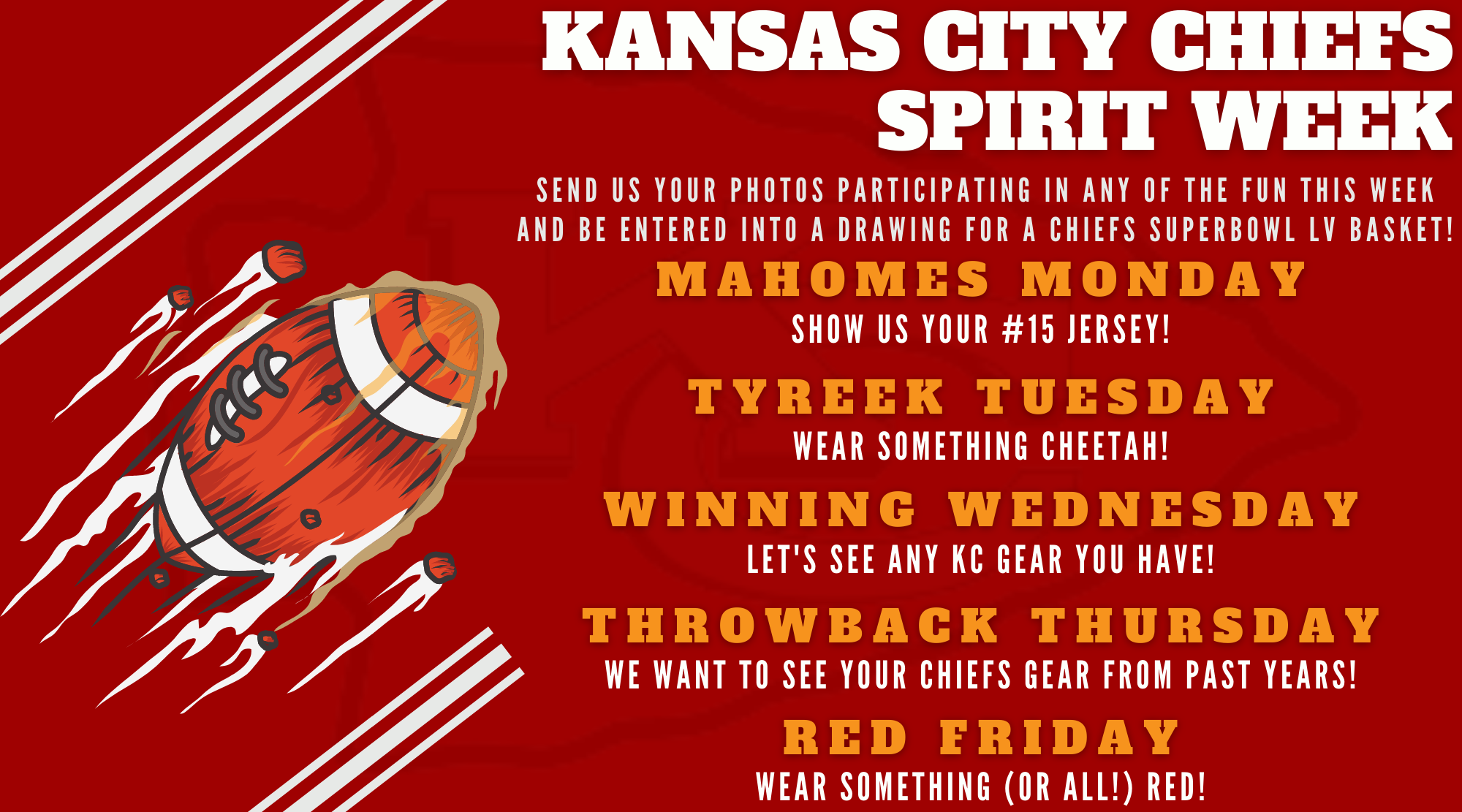 Kansas City Chiefs Spirit Week Lansing, KS