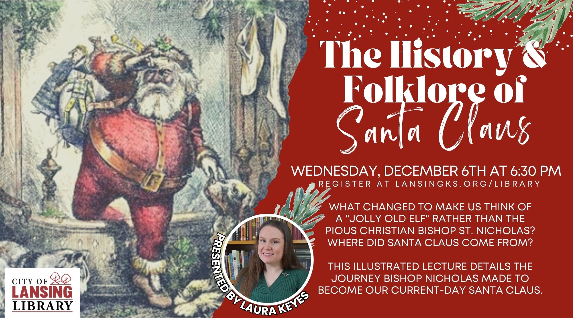 library-the-history-and-folklore-of-santa-claus-lansing-ks