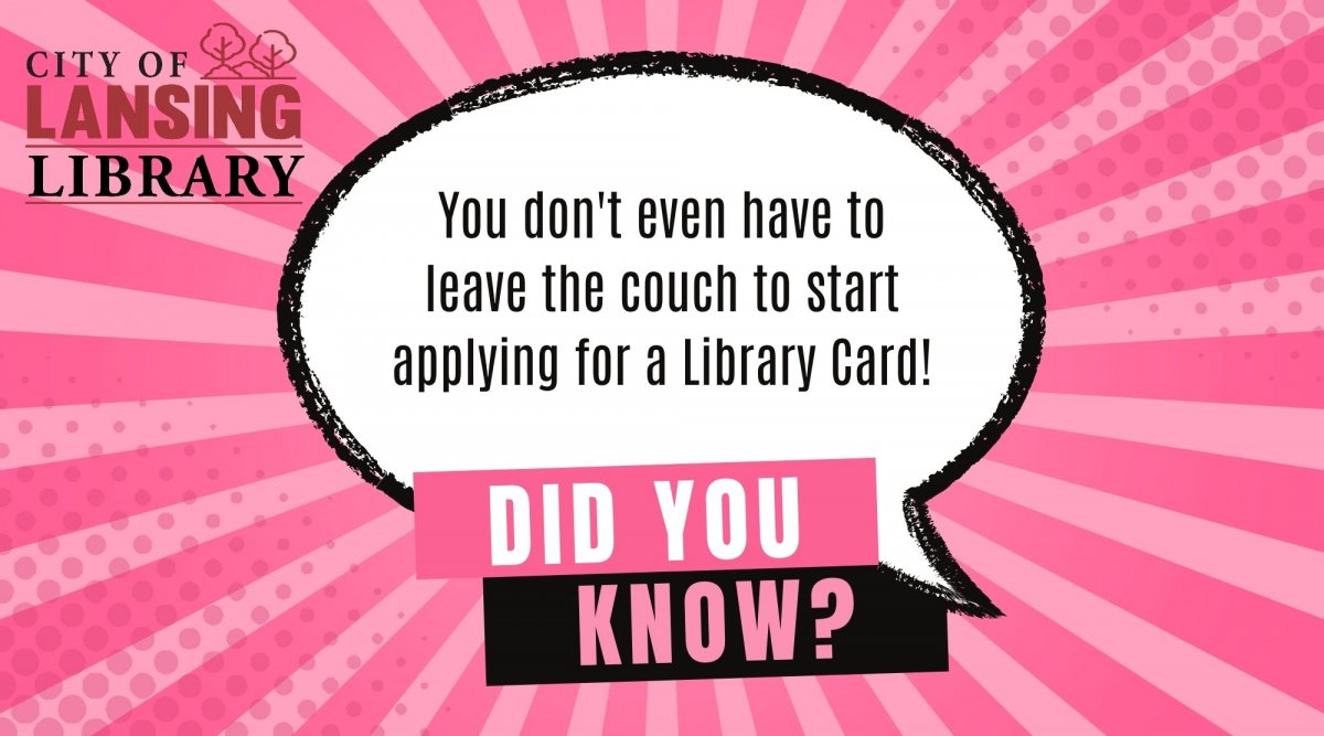 Apply For A Library Card At Home Lansing Ks 7306